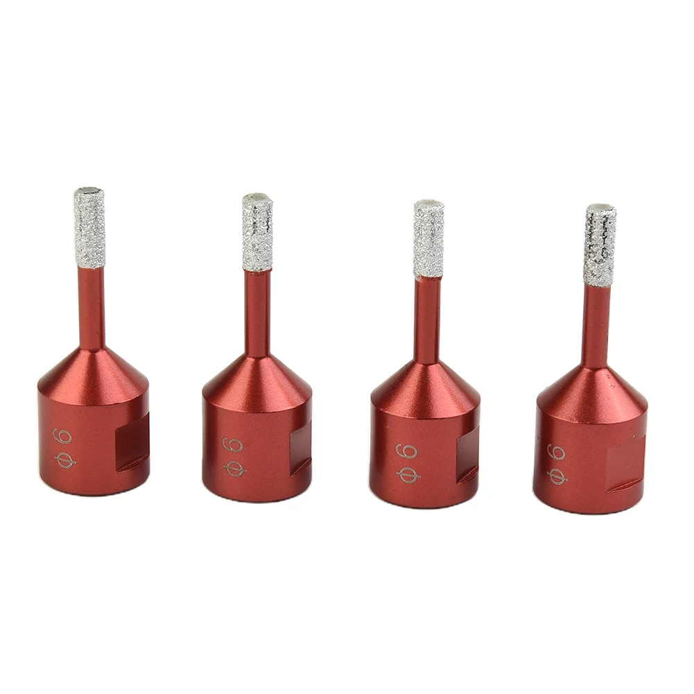 4pcs Diamond Drill Bits Drilling Core Bit Ceramic Tile Hole Saw Cutter 6mm M14 Thread For Porcelain Bottles Pots Tile Glass
4pcs Diamond Drill Bits Drilling Core Bit Ceramic Tile Hole Saw Cutter 6mm M14 Thread For Porcelain Bottles Pots Tile Glass