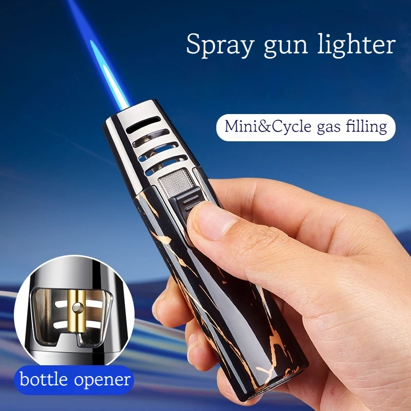 Personalized Compact Straight Punch Cigar Gun Windproof Metal Lighter Kitchen Outdoor Capming Portable Igniter Tools Men's Gife
Personalized Compact Straight Punch Cigar Gun Windproof Metal Lighter Kitchen Outdoor Capming Portable Igniter Tools Men's Gife