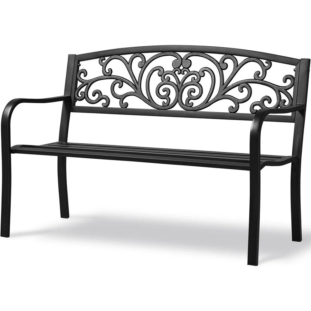 Классическая уличная металлическая скамейка-50,00X25,00X34,00 дюйма, черная (в наличии в США)
Классическая уличная металлическая скамейка-50,00X25,00X34,00 дюйма, черная (в наличии в США)