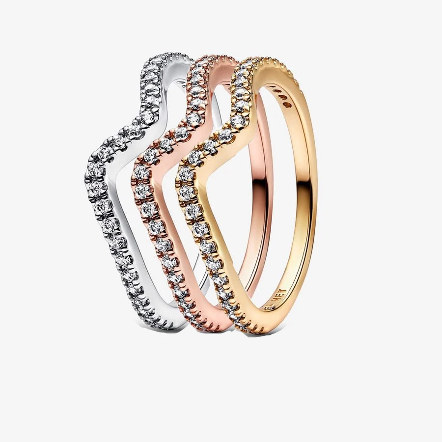 2023 New 925 sterling Silver 3 color Sparkling Wave Ring Set For Women Fashion Popular Luxury Crystal Ring Jewelry
2023 New 925 sterling Silver 3 color Sparkling Wave Ring Set For Women Fashion Popular Luxury Crystal Ring Jewelry