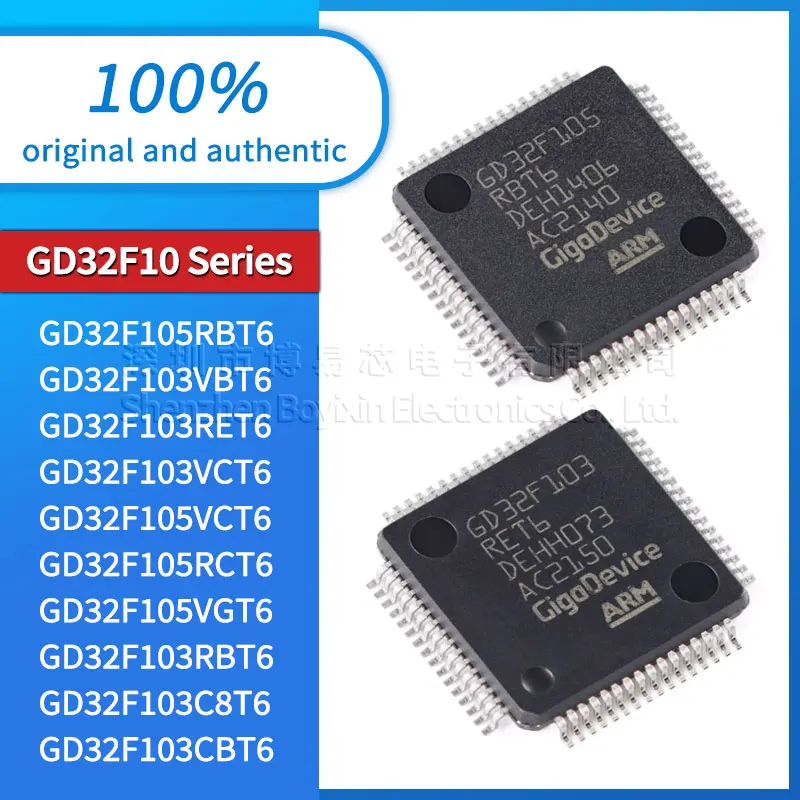 GD32F105RBT6 GD32F103VBT6 GD32F103RET6 GD32F103VCT6 GD32F105VCT6 RCT6 VGT6 GD32F103RBT6 C8T6 CBT6 VET6 RCT6 (MCU/MPU/SOC) LQFP
GD32F105RBT6 GD32F103VBT6 GD32F103RET6 GD32F103VCT6 GD32F105VCT6 RCT6 VGT6 GD32F103RBT6 C8T6 CBT6 VET6 RCT6 (MCU/MPU/SOC) LQFP