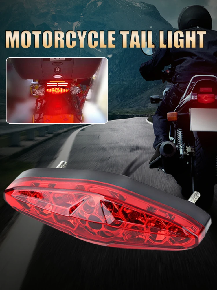 12V Motorcycle LED Taillight Brake Light Retro Rear Light Running Light For Suzuki ATV LTZ King Quad Runner DR DRZ 650 400 LT
12V Motorcycle LED Taillight Brake Light Retro Rear Light Running Light For Suzuki ATV LTZ King Quad Runner DR DRZ 650 400 LT