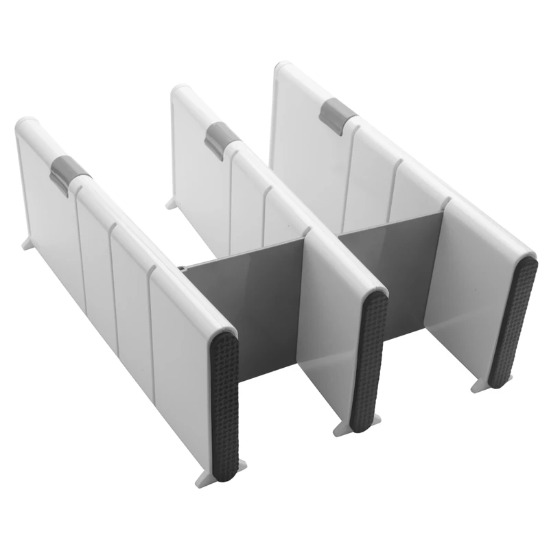 Регулируемые органайзеры-разделители для выдвижных ящиков для кухни, комода, спальни, 3 шт. в упаковке
Регулируемые органайзеры-разделители для выдвижных ящиков для кухни, комода, спальни, 3 шт. в упаковке