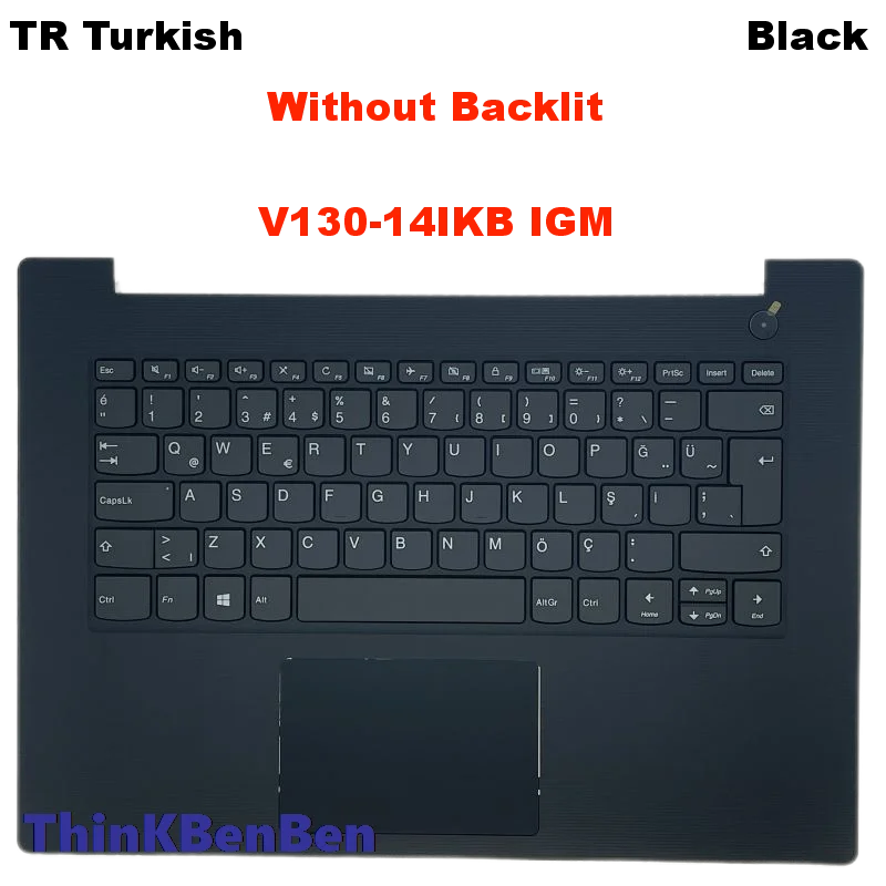 Турецкая клавиатура TR с верхним корпусом, чехол-подставка для ноутбука Lenovo V130 14IKB 14IGM 5CB0R34941
Турецкая клавиатура TR с верхним корпусом, чехол-подставка для ноутбука Lenovo V130 14IKB 14IGM 5CB0R34941