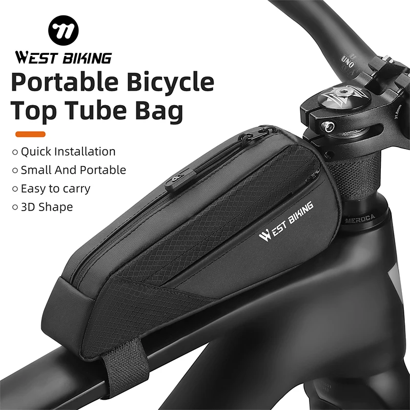 WEST BIKING Mini Bicycle Bag Portable Frame Front Tube Cycling Bag Tools Storage MTB Road Pannier Ultralight Cycling Accessories
WEST BIKING Mini Bicycle Bag Portable Frame Front Tube Cycling Bag Tools Storage MTB Road Pannier Ultralight Cycling Accessories