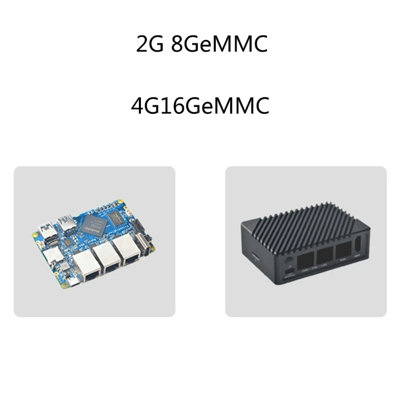 

New Dual 2.5G Gigabit Nanopi R5S Router RK3568 development board OpenWRT A55 Router