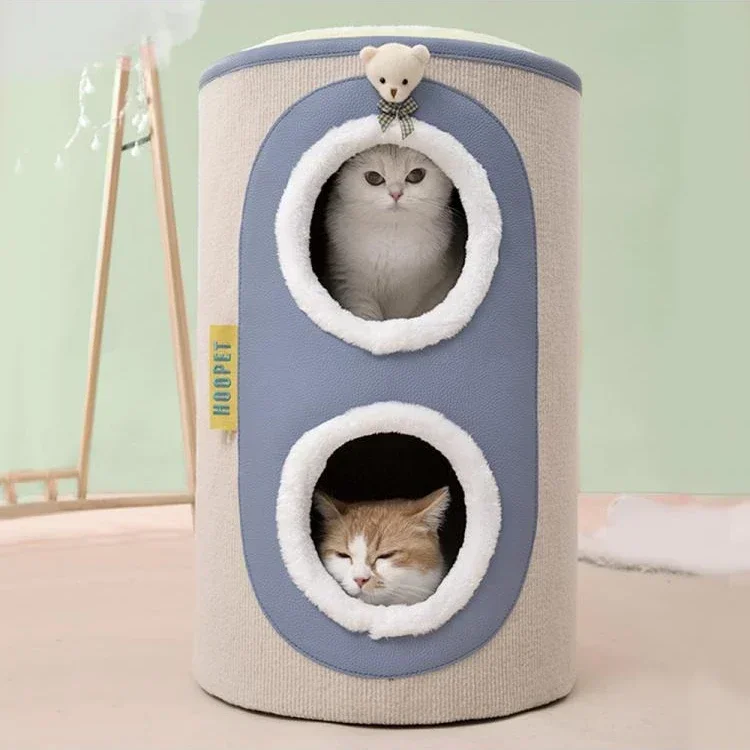 New Pet Products Cat Climbing Frame Scratch Resistant Climbing Column Enclosed Cat House Four Seasons General Double
New Pet Products Cat Climbing Frame Scratch Resistant Climbing Column Enclosed Cat House Four Seasons General Double