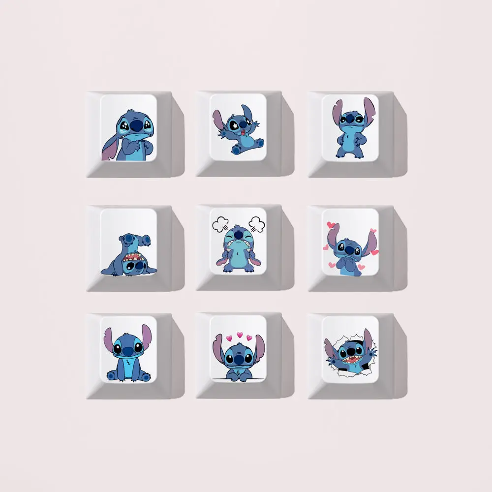 Cartoon Stitch PBT Dye-sublimation Opaque Gaming Cherry Height Keycaps for Cherry MX Mechanical Keyboard Key Cap
Cartoon Stitch PBT Dye-sublimation Opaque Gaming Cherry Height Keycaps for Cherry MX Mechanical Keyboard Key Cap