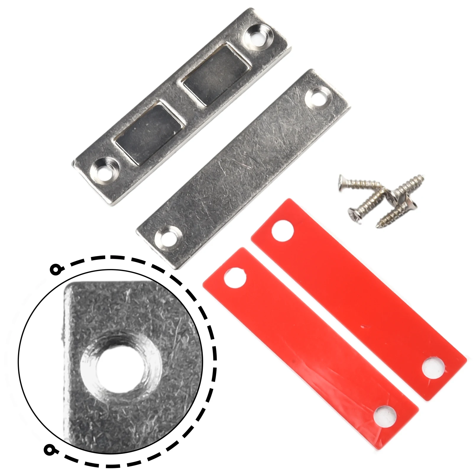 Cabinet Catches DIY Easy Installation Resistant Corrosion Steel+Magnet 0.18*0.18 In Hole Diameter High Quality
Cabinet Catches DIY Easy Installation Resistant Corrosion Steel+Magnet 0.18*0.18 In Hole Diameter High Quality