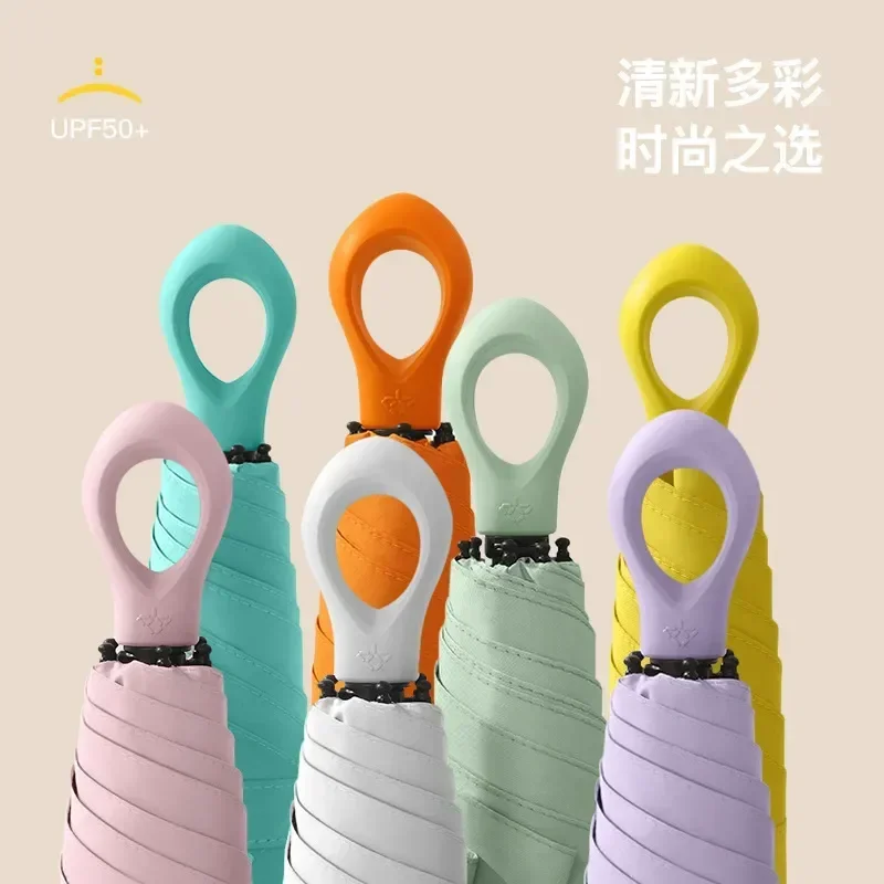 И прозрачный портативный виниловый мини-зонт с шестью косточками, складной компактный зонт от солнца с пятислойной ручкой
И прозрачный портативный виниловый мини-зонт с шестью косточками, складной компактный зонт от солнца с пятислойной ручкой