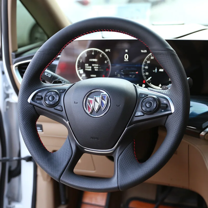For Buick GL8 Steering Wheel Cover GL8ES Lu Zun 653T Land Business Class New LaCrosse Weilang Hand-sewn Genuine LeatherAnti-slip
For Buick GL8 Steering Wheel Cover GL8ES Lu Zun 653T Land Business Class New LaCrosse Weilang Hand-sewn Genuine LeatherAnti-slip