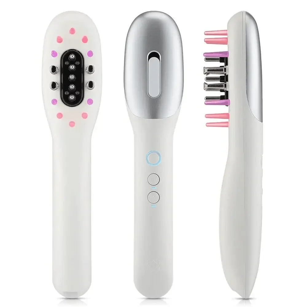 

Electric Hair Growth Massage Comb Brush Infrared Laser Hair Care Style Anti-Hair Loss Hair Treatment Head Tools