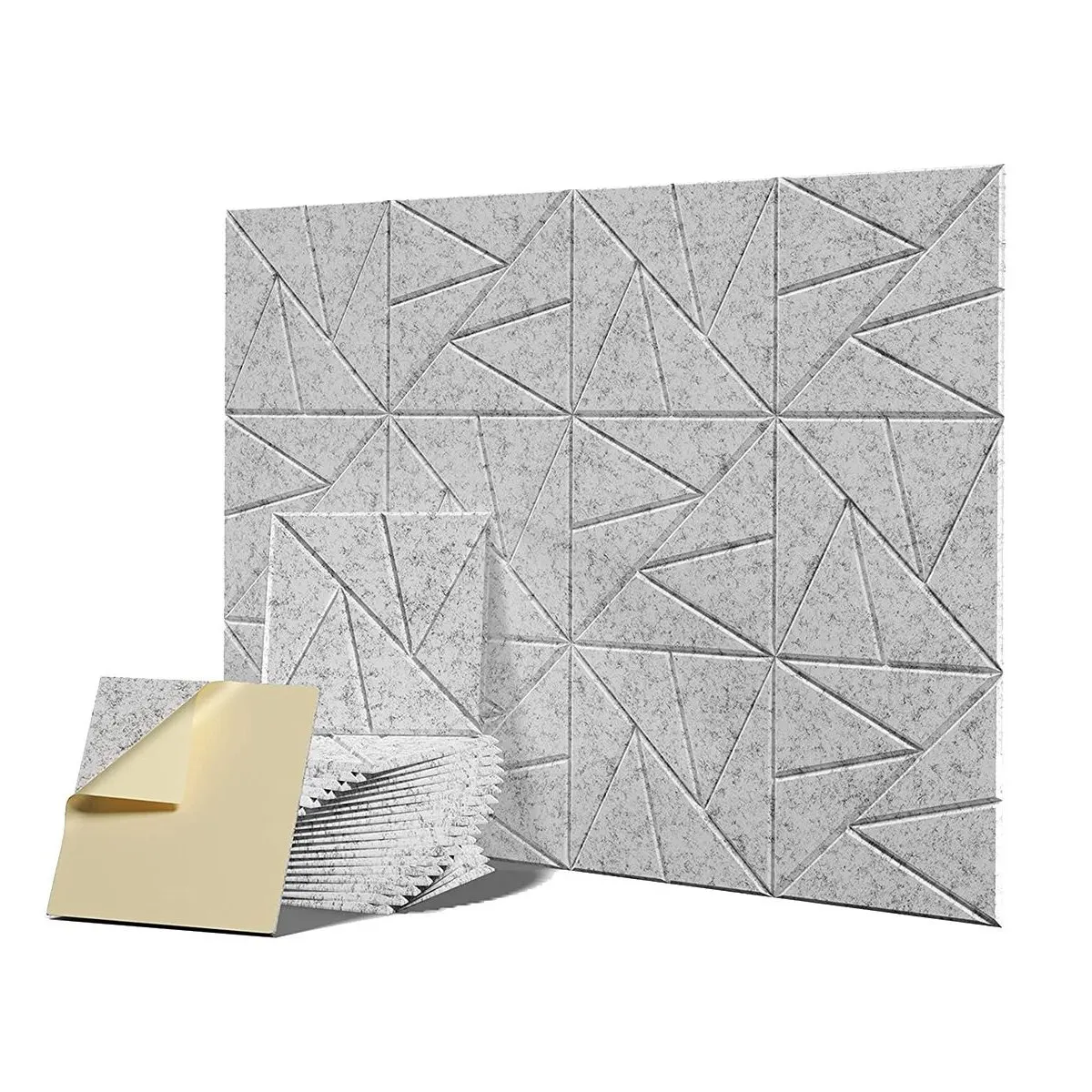 12Pack Acoustic Panels with Self-Adhesive, 12X 12X 0.4Inch Sound Proof Foam Panels,Sound Panels High Density,Silver Grey
12Pack Acoustic Panels with Self-Adhesive, 12X 12X 0.4Inch Sound Proof Foam Panels,Sound Panels High Density,Silver Grey