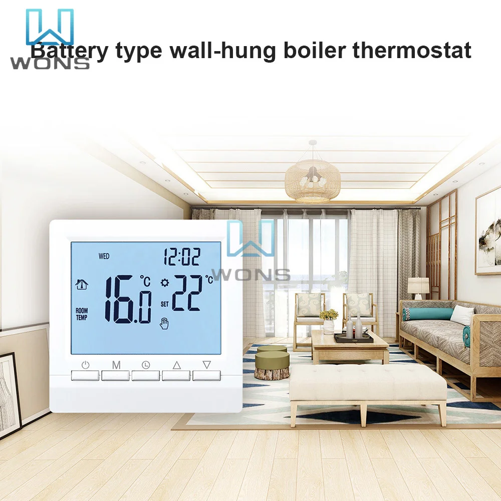

Thermoregulator Programmable Without Wire Room Digital Smart Thermostat Termostat for Boiler Floor Water Heating Termostato