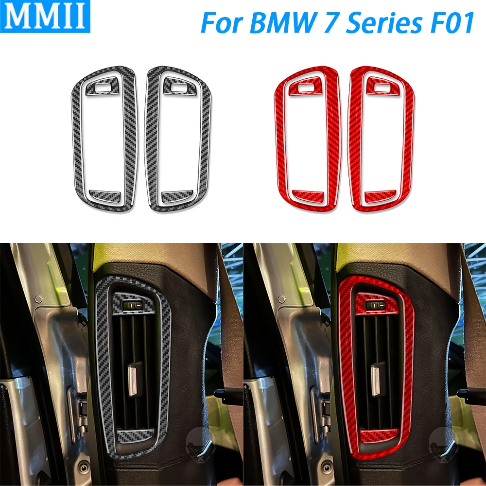 For BMW 7 Series F01 2009-2014 Carbon Fiber Rear Door Pillar Air Outlet Trim Cover Car Interior Decoration Accessories Sticker
For BMW 7 Series F01 2009-2014 Carbon Fiber Rear Door Pillar Air Outlet Trim Cover Car Interior Decoration Accessories Sticker