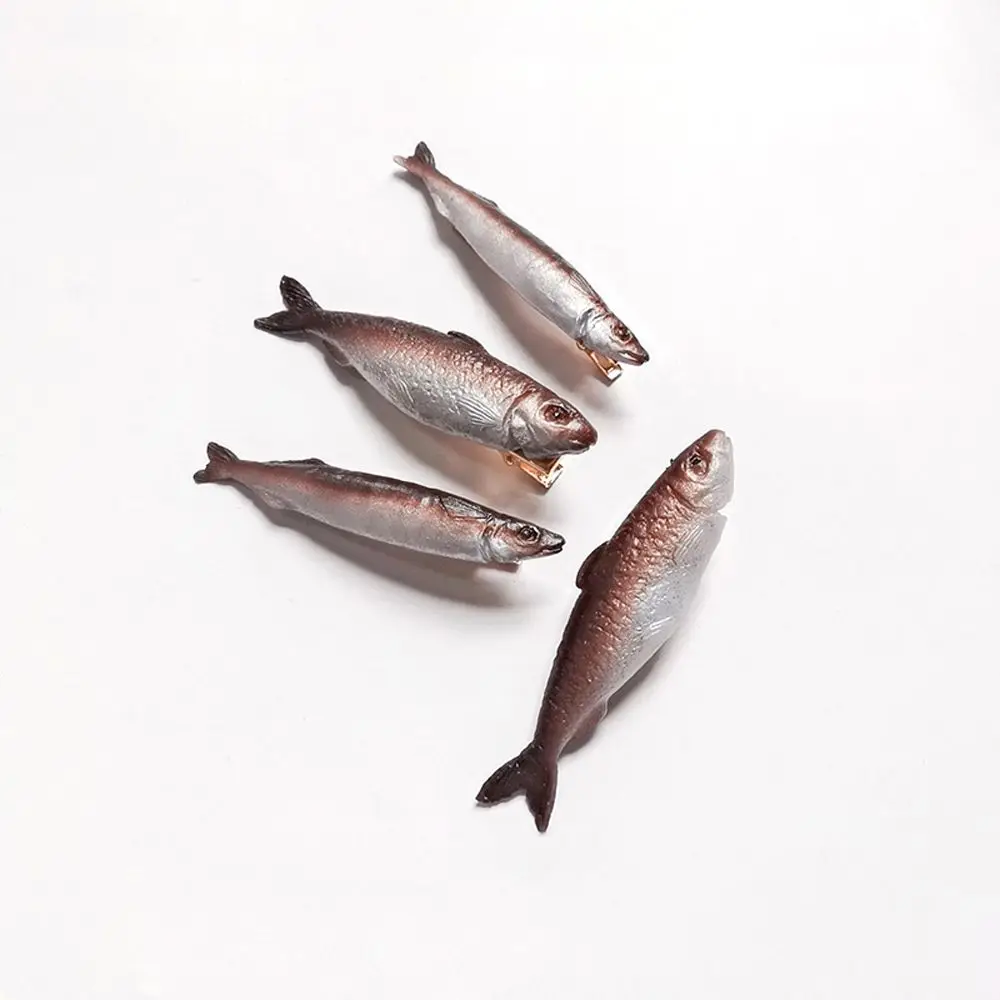 Personality Creative Bangs Clip Funny Headdress Headwear Women Hair Clip Dried Fish Hairpin Korean Style Barrette
Personality Creative Bangs Clip Funny Headdress Headwear Women Hair Clip Dried Fish Hairpin Korean Style Barrette