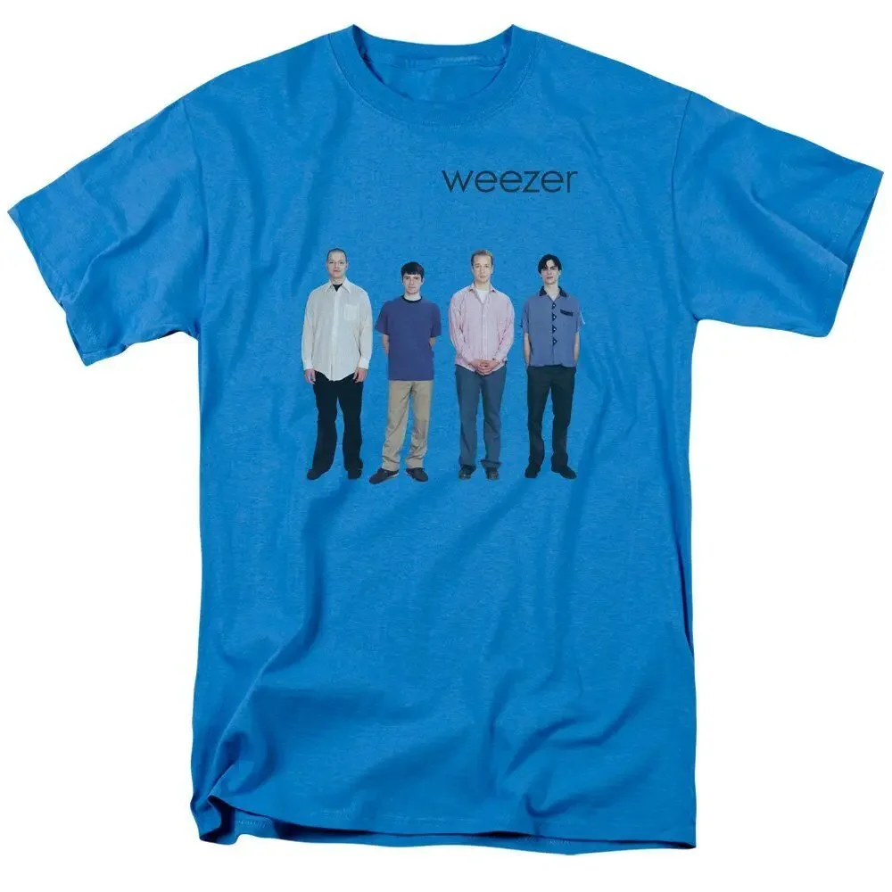 Weezer 1994 альбом Weezer, Классическая рубашка Королевского синего цвета унисекс, модель H2309
Weezer 1994 альбом Weezer, Классическая рубашка Королевского синего цвета унисекс, модель H2309