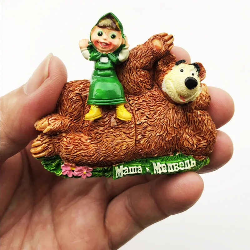 Fridge Magnet Russian Doll Bear Creative Cultural Landscape Decoration Message Sticker Tourism Souvenir 
Fridge Magnet Russian Doll Bear Creative Cultural Landscape Decoration Message Sticker Tourism Souvenir