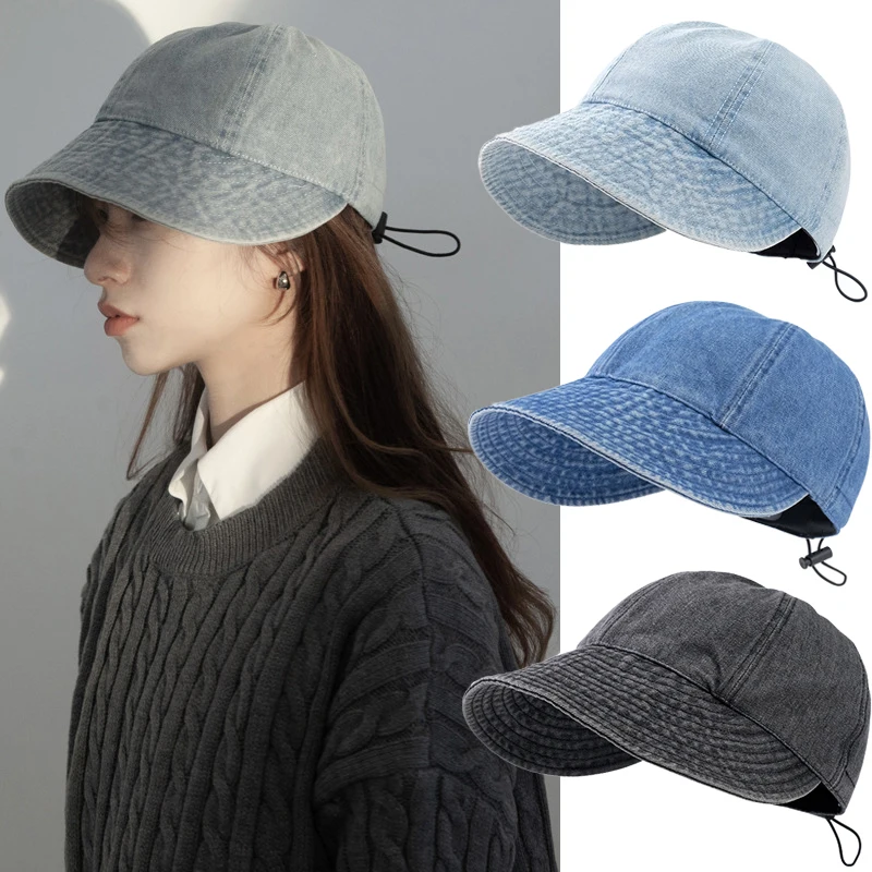 All-match Fisherman Hast for Women Korean Washed Denim Bucket Hats Spring Summer Solid Color Caps for Ladies Baseball Cap
All-match Fisherman Hast for Women Korean Washed Denim Bucket Hats Spring Summer Solid Color Caps for Ladies Baseball Cap