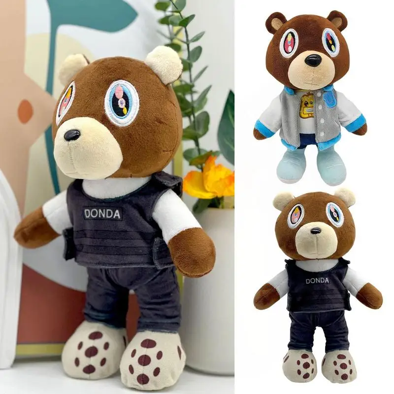26CM Kanye Bear Plush Toy Cartoon Bear Dolls Stuffed Pillow Soft Cushion Toy Christmas Birthday Gift for Children Adults
26CM Kanye Bear Plush Toy Cartoon Bear Dolls Stuffed Pillow Soft Cushion Toy Christmas Birthday Gift for Children Adults