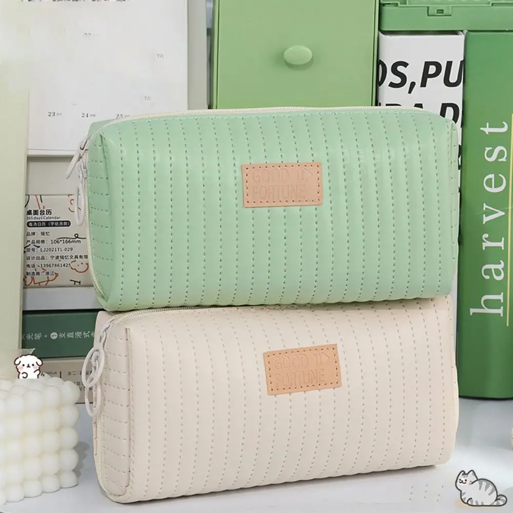 Пенал на двойной молнии, простой вместительный органайзер для канцелярских принадлежностей, школьный бокс для карандашей
Пенал на двойной молнии, простой вместительный органайзер для канцелярских принадлежностей, школьный бокс для карандашей