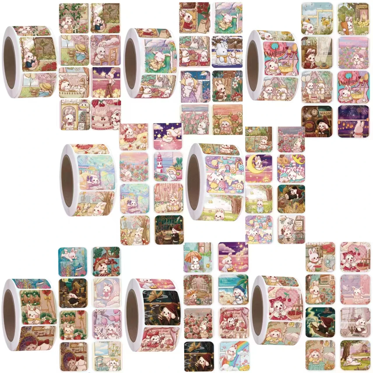 500 Pcs/Roll 1 Inch Cartoon Rabbit Stickers, Self-adhesive Labels Sticker, Office, Gift Sealing, DIY, Diary Journal Accessories
500 Pcs/Roll 1 Inch Cartoon Rabbit Stickers, Self-adhesive Labels Sticker, Office, Gift Sealing, DIY, Diary Journal Accessories