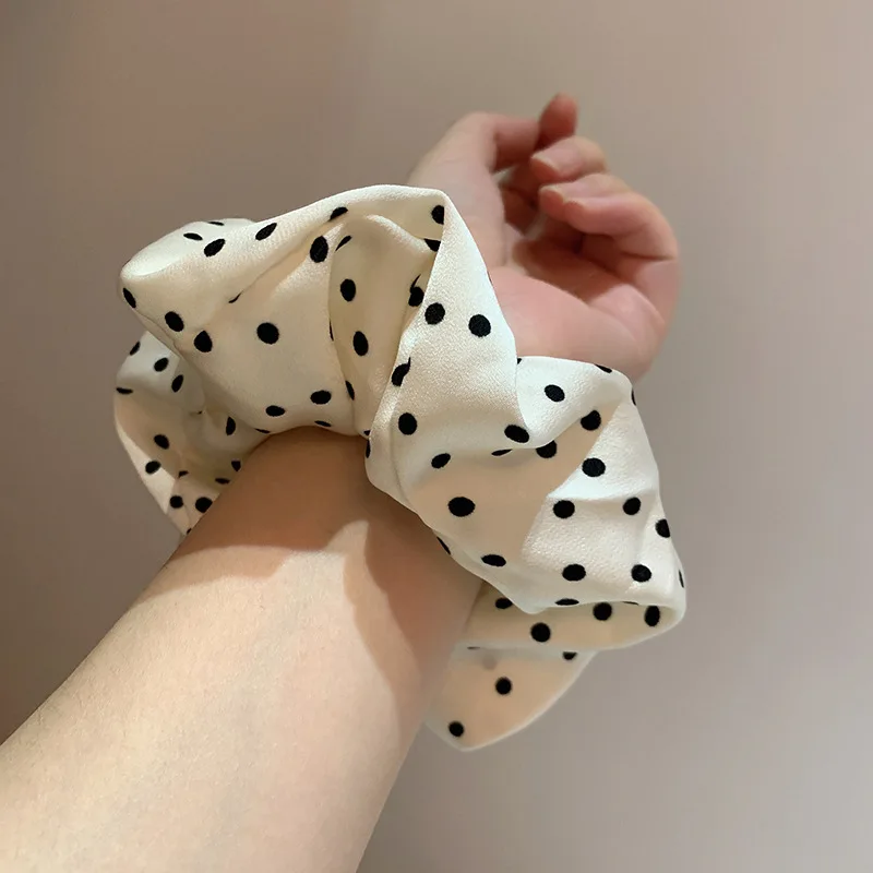 Korean Fashion Satin Silk Dot Hair Scrunchies for Girls and Women Hair Accessories Pony Hair Elastic hair Ties
Korean Fashion Satin Silk Dot Hair Scrunchies for Girls and Women Hair Accessories Pony Hair Elastic hair Ties