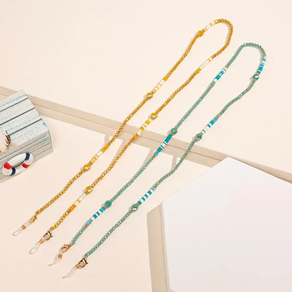 Cords Eyeglass Lanyard Mask Cord Holders Anti-lost Neck Straps Crystal Beaded Glasses Chain Necklace Face Mask Chain Beaded
Cords Eyeglass Lanyard Mask Cord Holders Anti-lost Neck Straps Crystal Beaded Glasses Chain Necklace Face Mask Chain Beaded