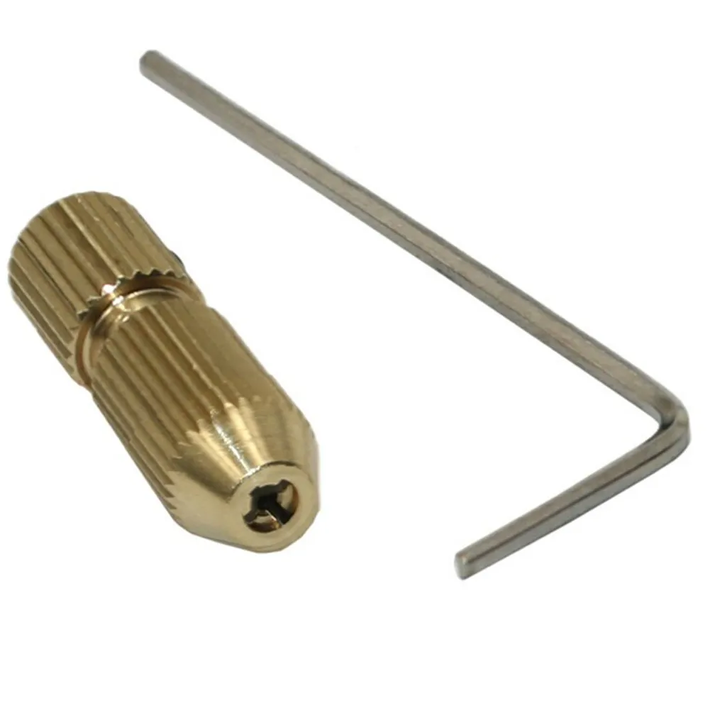 2.3mm Brass 2.35mm Drill Chuck Electric Motor Shaft Clamp Fixture Chuck 0.8mm-1.5mm Drill Bit With Small Wrench
2.3mm Brass 2.35mm Drill Chuck Electric Motor Shaft Clamp Fixture Chuck 0.8mm-1.5mm Drill Bit With Small Wrench