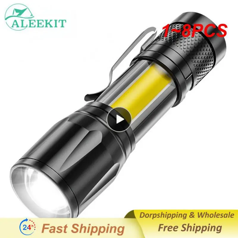 1~8PCS Hot Mini Led Flashlight Zoom Focus Usb Charge Led Light New Waterproof Adjustable Penlight 2023 Lamp Lantern
1~8PCS Hot Mini Led Flashlight Zoom Focus Usb Charge Led Light New Waterproof Adjustable Penlight 2023 Lamp Lantern