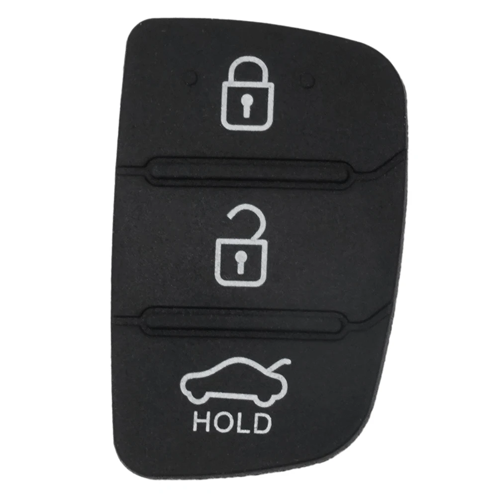 

Car Rubber Pad Remote Key Shell Replacement 3 Button Key Fob Case Cover For Hyundai Creta Santa Tucson Elantra