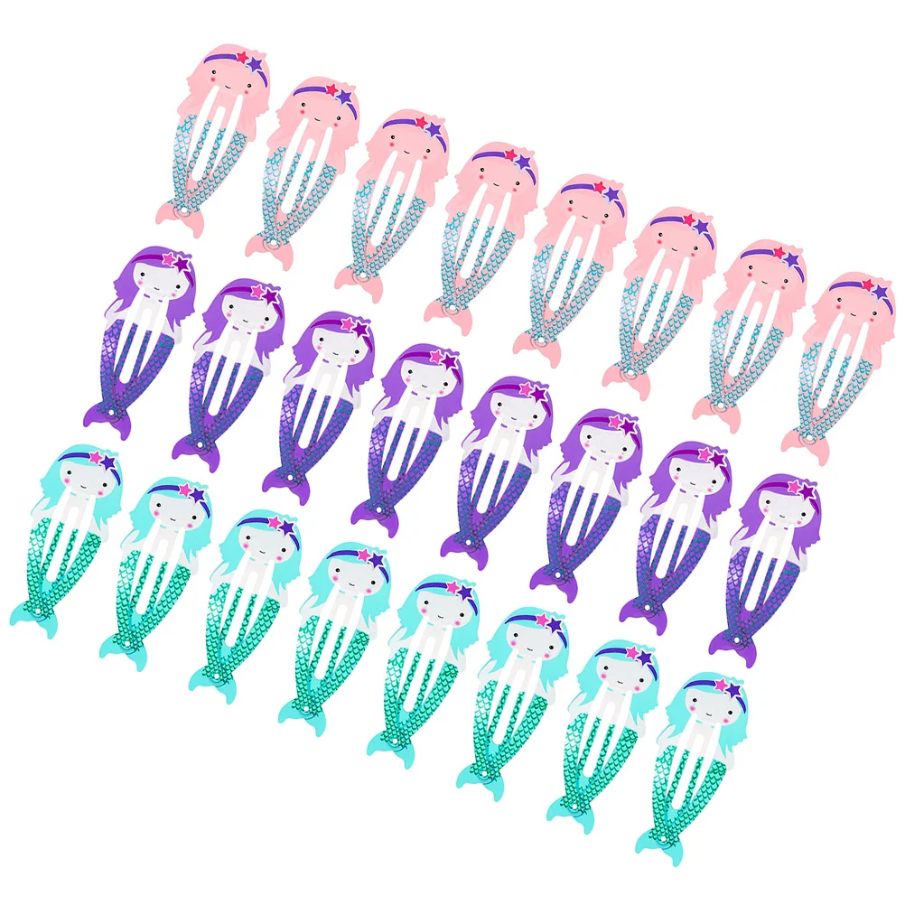 24 Pcs Mermaid Hair Clip Themed Clips Party Accessories Children for Kids Girls Barrettes Cute Comfortable Metal Snap Decor
24 Pcs Mermaid Hair Clip Themed Clips Party Accessories Children for Kids Girls Barrettes Cute Comfortable Metal Snap Decor