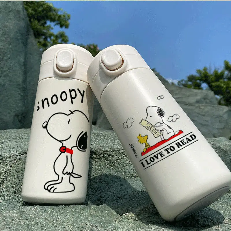 Симпатичный Снупи японская забавная творческая личность мультяшный узор Стильный Простой портативный герметичный термос из нержавеющей стали
Симпатичный Снупи японская забавная творческая личность мультяшный узор Стильный Простой портативный герметичный термос из нержавеющей стали