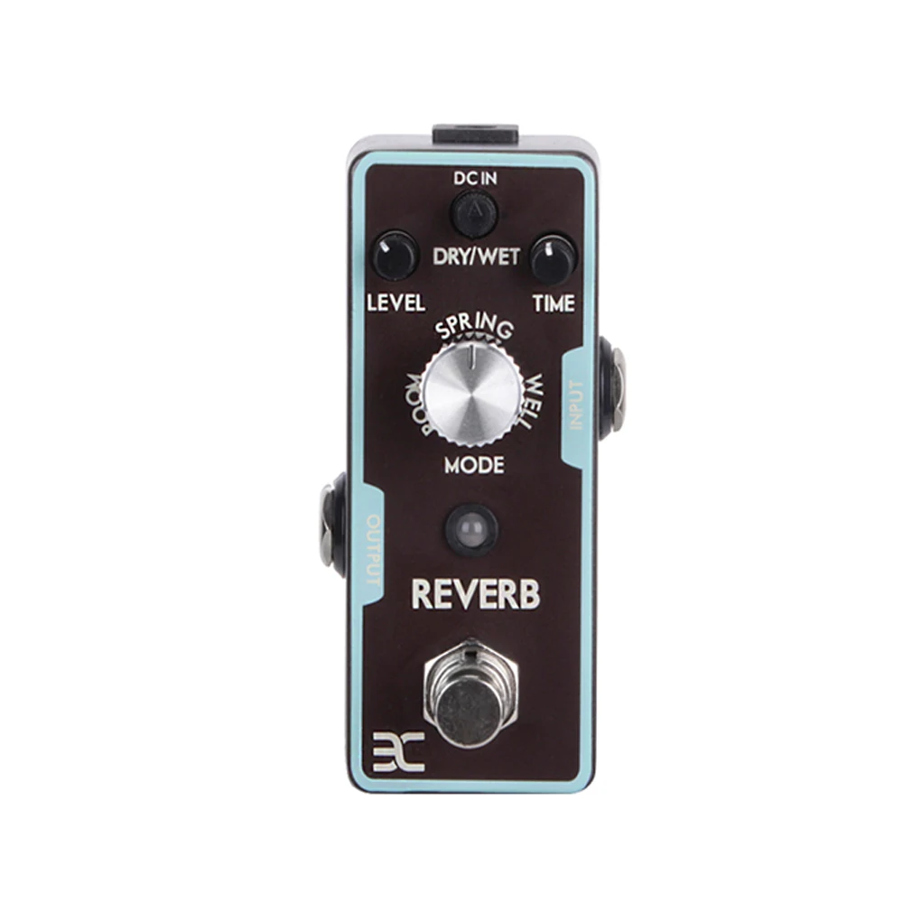 

ENO Reverb Guitar Effects Pedal 3 Reverb Tones Pedal Spring/Hall/Deep Well WET/DRY Adjustable Electric Guitar Parts Accessories