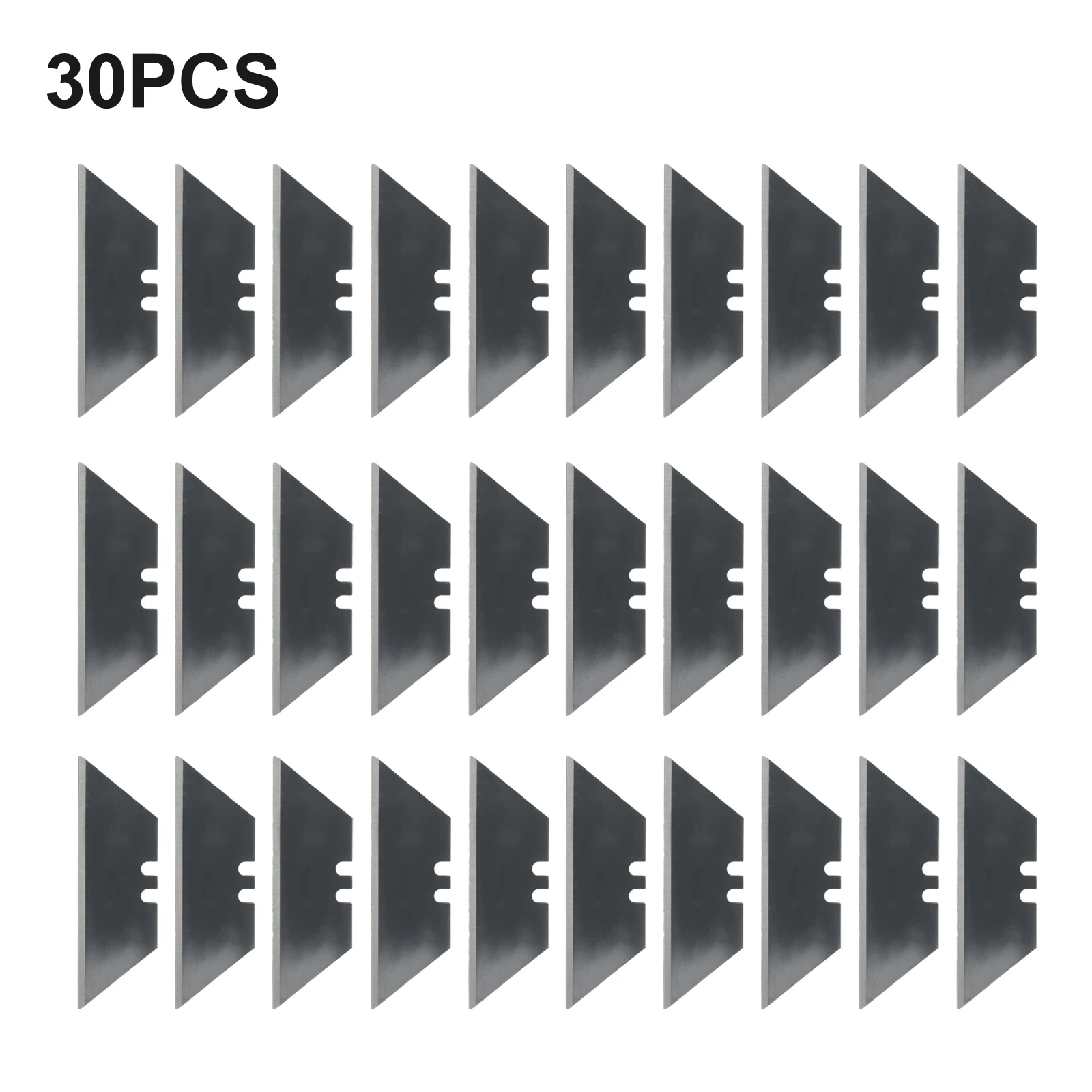 30Pcs Carbon Steel Trapezoidal Blades Multifunction Cutting Blade For Home Decoration/office Supplies/manual Cutting Accessories
30Pcs Carbon Steel Trapezoidal Blades Multifunction Cutting Blade For Home Decoration/office Supplies/manual Cutting Accessories