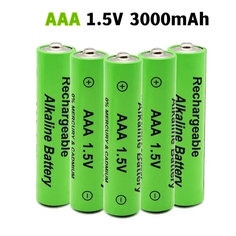 AAA Battery 1.5V 3000mAh Alkaline AAA Rechargeable Battery For Remote Control Toy Light Battery High Capacity Long Endurance
AAA Battery 1.5V 3000mAh Alkaline AAA Rechargeable Battery For Remote Control Toy Light Battery High Capacity Long Endurance