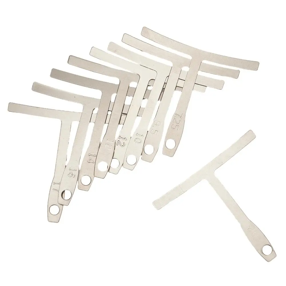 Luthier Tool Guitar Rulers String Height Ruler 7.25Inch-20Inch Stainless Steel 3.5 X 2.0 In/8.9 X 5.1 Cm High Quality
Luthier Tool Guitar Rulers String Height Ruler 7.25Inch-20Inch Stainless Steel 3.5 X 2.0 In/8.9 X 5.1 Cm High Quality