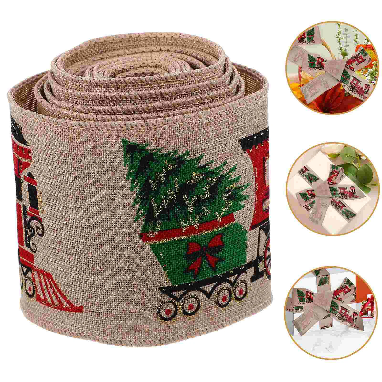 Craft Xmas Linen Ribbon Christmas Crafts Making Ribbon Wrapping Ribbon Party Christmas Decoration Snowflake Plaid Ribbon 
Craft Xmas Linen Ribbon Christmas Crafts Making Ribbon Wrapping Ribbon Party Christmas Decoration Snowflake Plaid Ribbon