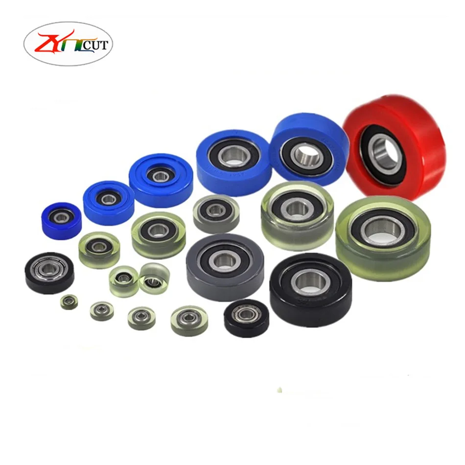PU604 605 606 608 Polyurethane coated bearing Silent wear-resistant PU roller guide roller bearing Rubber roller bearing
PU604 605 606 608 Polyurethane coated bearing Silent wear-resistant PU roller guide roller bearing Rubber roller bearing