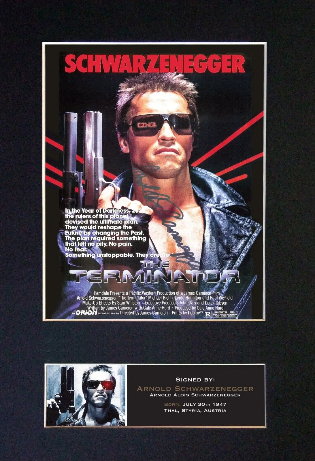 TERMINATOR MOVIE SCHWARZENEGGER Signed Art Film Print Silk Poster Home Wall Decor 24x36inch
TERMINATOR MOVIE SCHWARZENEGGER Signed Art Film Print Silk Poster Home Wall Decor 24x36inch