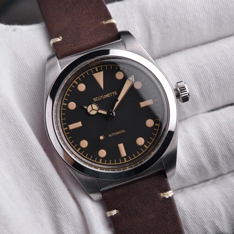 Scutumette Retro Military Watches Sapphire Crystal 316L Stainless Steel 100M Waterproof Men's Wristwatch
Scutumette Retro Military Watches Sapphire Crystal 316L Stainless Steel 100M Waterproof Men's Wristwatch