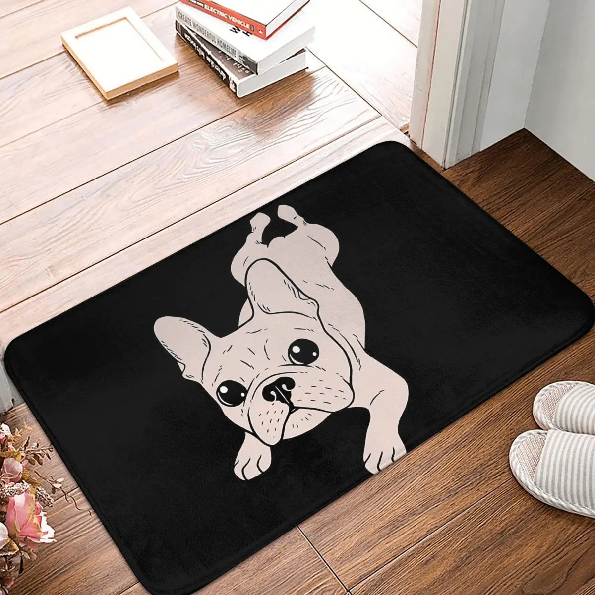 Frog Leg Cream French Bulldog Doormat Rug carpet Mat Footpad Bath mat Non-slip toilet Balcony Parlor durable Washable 
Frog Leg Cream French Bulldog Doormat Rug carpet Mat Footpad Bath mat Non-slip toilet Balcony Parlor durable Washable