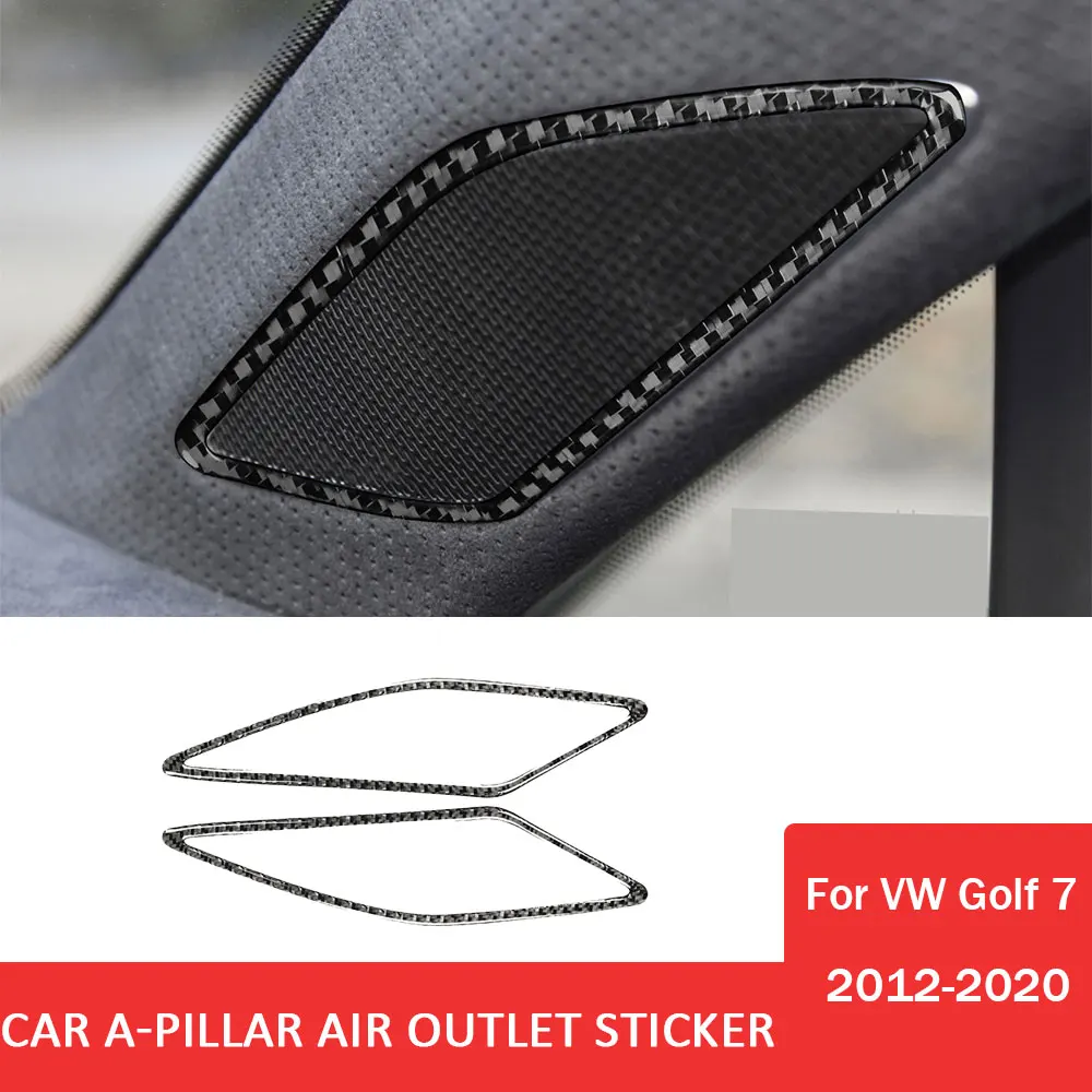 for Volkswagen VW Golf 7 Gti Mk7 2012-2020 Car A-pillar Air Outlet Frame Trim Sticker Carbon Fiber Cover Auto Accessories
for Volkswagen VW Golf 7 Gti Mk7 2012-2020 Car A-pillar Air Outlet Frame Trim Sticker Carbon Fiber Cover Auto Accessories