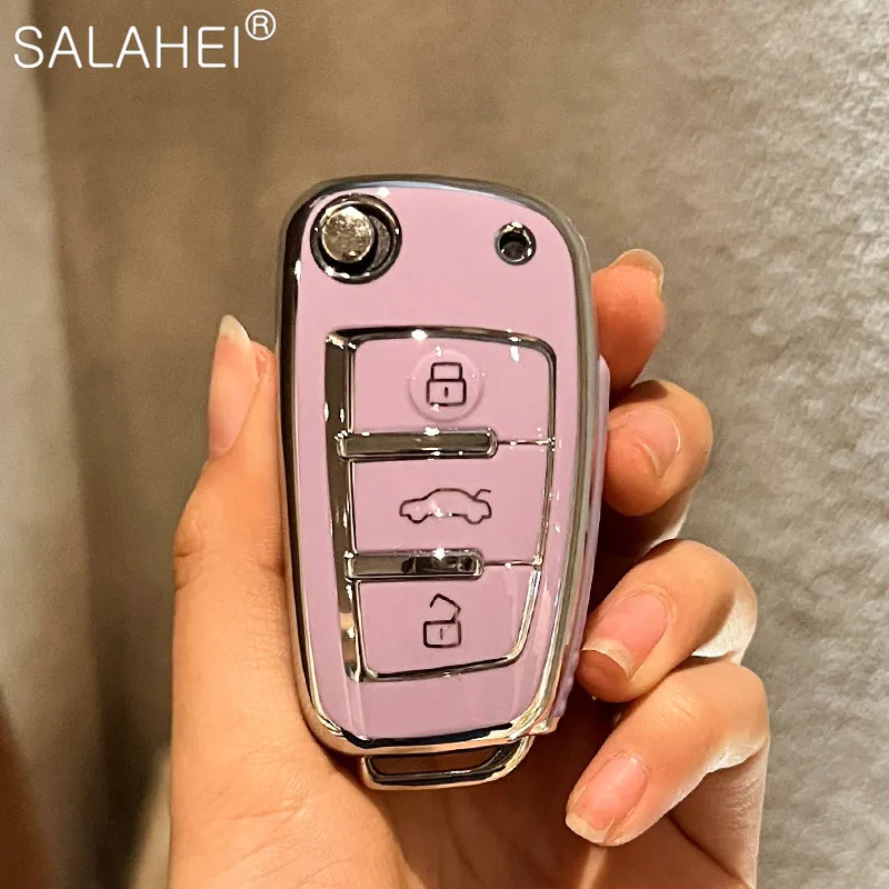Car TPU Key Case Full Cover Holder Protection Shell For Audi A3 A4 A5 A6 A7 Q3 Q5 S6 B6 B7 B8 C6 8P 8V 8L TT RS Auto Accessories
Car TPU Key Case Full Cover Holder Protection Shell For Audi A3 A4 A5 A6 A7 Q3 Q5 S6 B6 B7 B8 C6 8P 8V 8L TT RS Auto Accessories