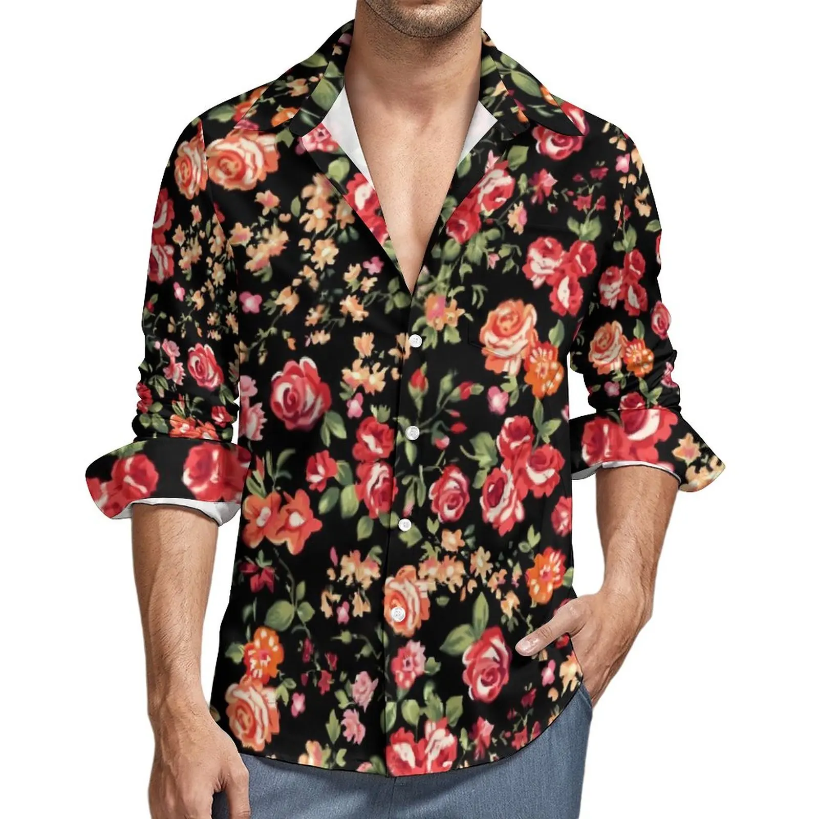 Ditsy Floral Shirt Flowers Print Casual Shirts Long Sleeve Graphic Street Style Blouses Spring Fashion Oversized Clothes
Ditsy Floral Shirt Flowers Print Casual Shirts Long Sleeve Graphic Street Style Blouses Spring Fashion Oversized Clothes