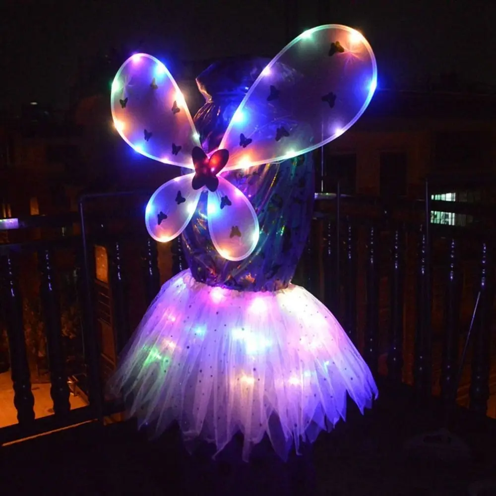 Butterfly Sequin Wings Glowing Mesh Tutu Skirt Headband Wand Glow Party Girls Birthday Party Dress Up Little Fairy Baby Shower
Butterfly Sequin Wings Glowing Mesh Tutu Skirt Headband Wand Glow Party Girls Birthday Party Dress Up Little Fairy Baby Shower