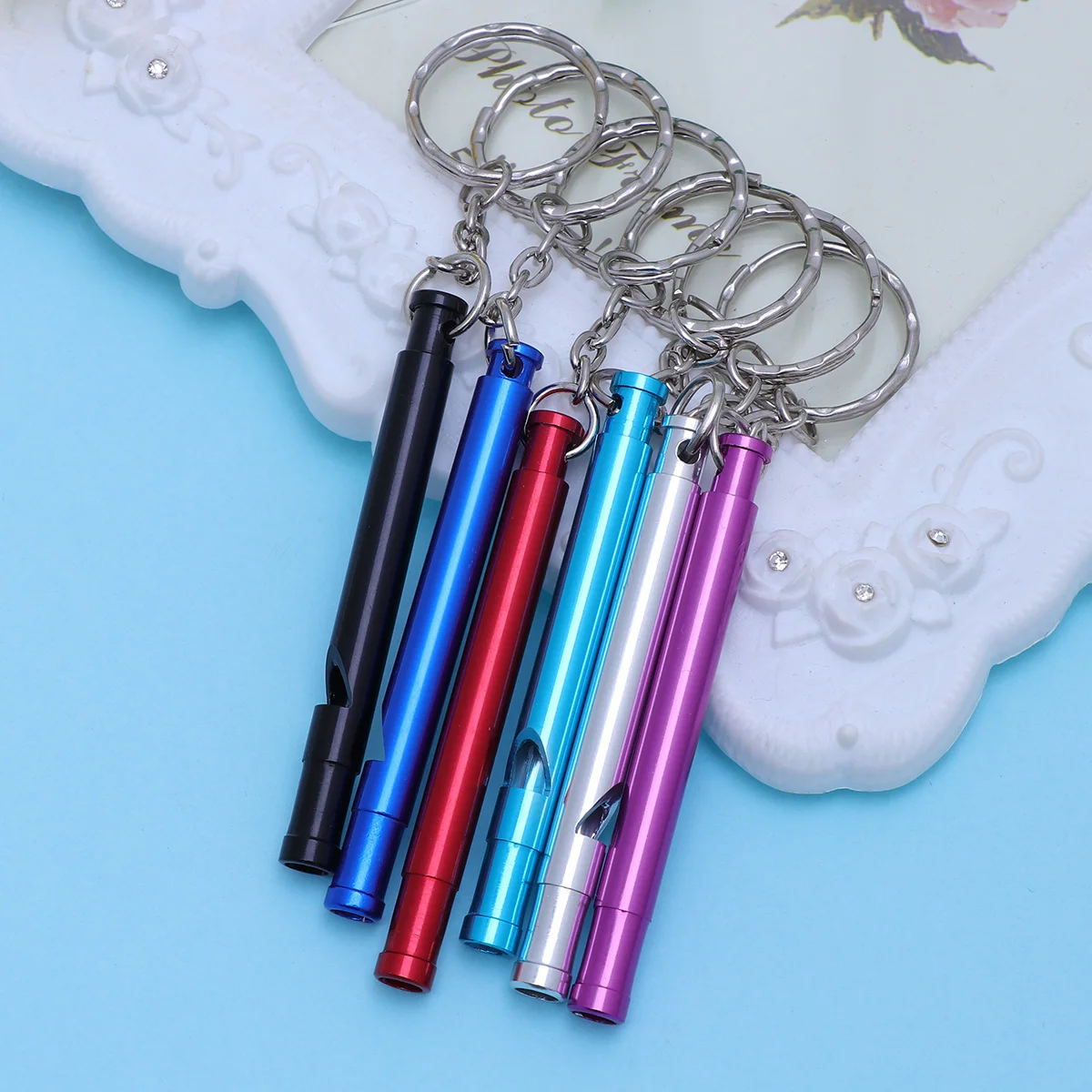 6pcs Outdoor Survival Whistle Fashion Aluminium Alloy Whistle Referee Survival Whistle Outdoor Equipment EDC Tool(Mixed Colors)
6pcs Outdoor Survival Whistle Fashion Aluminium Alloy Whistle Referee Survival Whistle Outdoor Equipment EDC Tool(Mixed Colors)