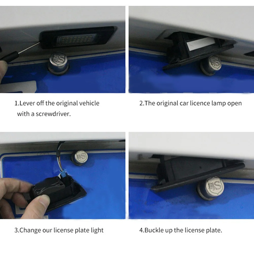 Lamp Bulb License Plate Lamp Car Exterior Accessories 2pcs Aluminium Alloy PC Replacement For W8 147 BZ/DS 2000
Lamp Bulb License Plate Lamp Car Exterior Accessories 2pcs Aluminium Alloy PC Replacement For W8 147 BZ/DS 2000