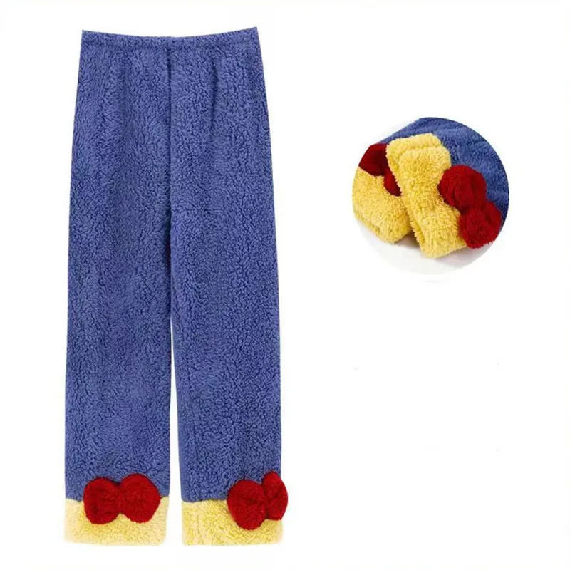 Winter Women's Flannel Pajamas Snow White Pajamas Thickened Loose Household Pants Warm Pants 2023 New Products
Winter Women's Flannel Pajamas Snow White Pajamas Thickened Loose Household Pants Warm Pants 2023 New Products