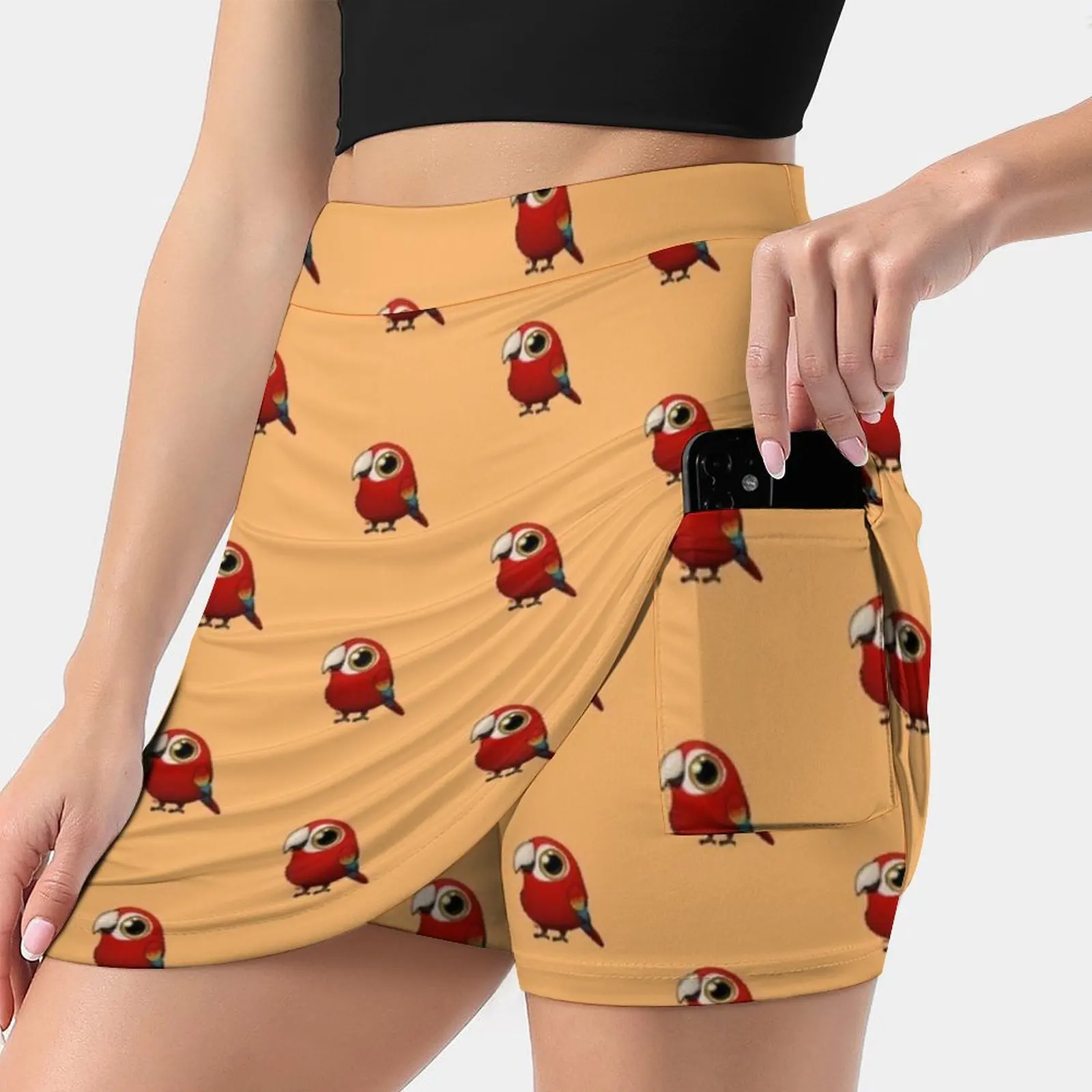 Cute Fat Macaw Women's skirt Mini Skirts A Line Skirt With Hide Pocket Fat Cute Bird Round Big Eyes Parrot Macaw
Cute Fat Macaw Women's skirt Mini Skirts A Line Skirt With Hide Pocket Fat Cute Bird Round Big Eyes Parrot Macaw